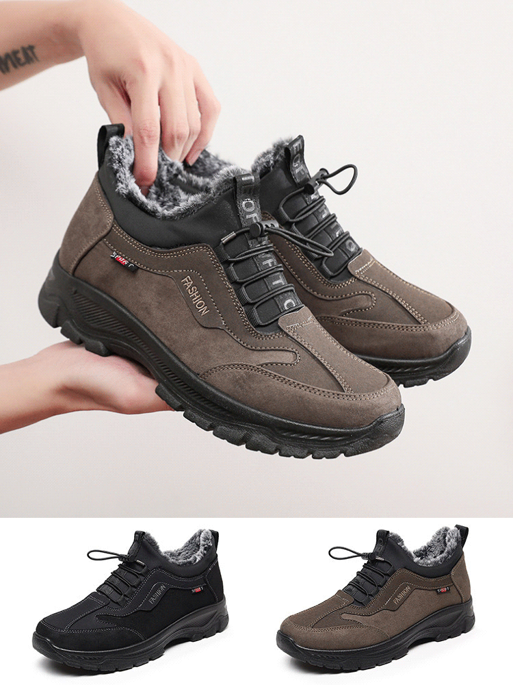 USA Outdoor Lightweight Men Warm Hiking Shoes-caipcmall
