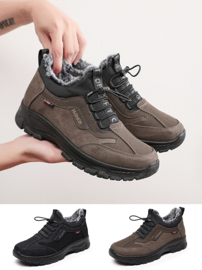 USA Outdoor Lightweight Men Warm Hiking Shoes-caipcmall