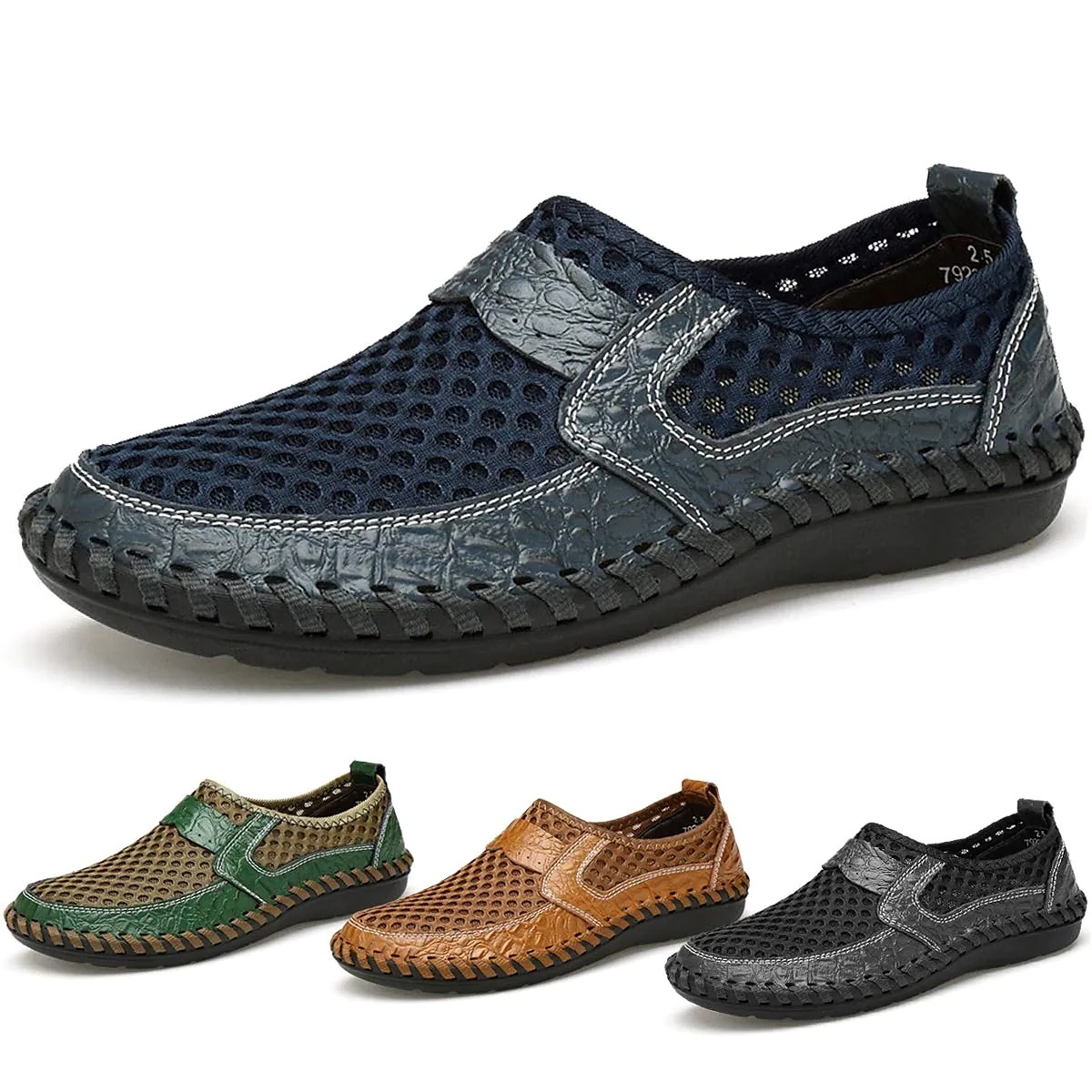 Men's Breathable Mesh Comfortable Insole Non-slip Sneakers-caipcmall