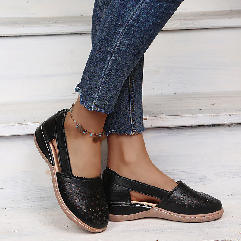 [Mother's Day 50%% off🔥]Super Comfortable Retro Velcro Leather Sandals