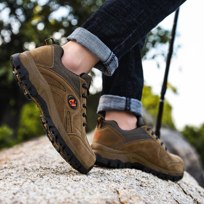 Men's Comfy Arch Support Lightweight Waterproof Non-Slip Hiking Orthopedic Shoes-caipcmall