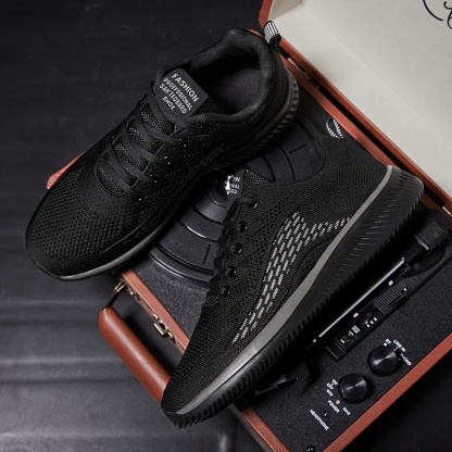 MEN'S EXTENDED WIDTH FOOT AND HEEL COMFORTABLE BREATHABLE SNEAKERS-caipcmall