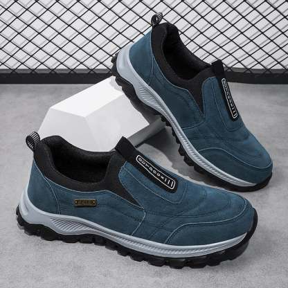 MEN'S EXTENDED WIDTH FOOT COMFORTABLE SNEAKERS WITH ARCH SUPPORT AND SHOCK ABSORPTION-caipcmall