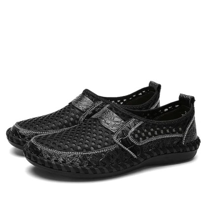 Men's Breathable Mesh Comfortable Insole Non-slip Sneakers-caipcmall