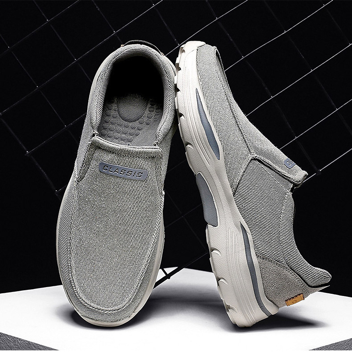 Men's Daily Canvas Wear Proof Orthopedic Walking Shoes -BUY 2 FOR FREE SHIPPING-caipcmall