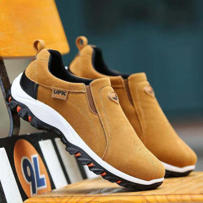 Men's Arch Support Easy On/Off Breathable Non-Slip Orthotic Shoes-caipcmall