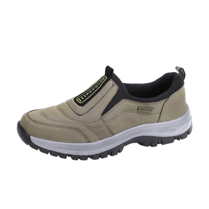 MEN'S EXTENDED WIDTH FOOT COMFORTABLE SNEAKERS WITH ARCH SUPPORT AND SHOCK ABSORPTION-caipcmall