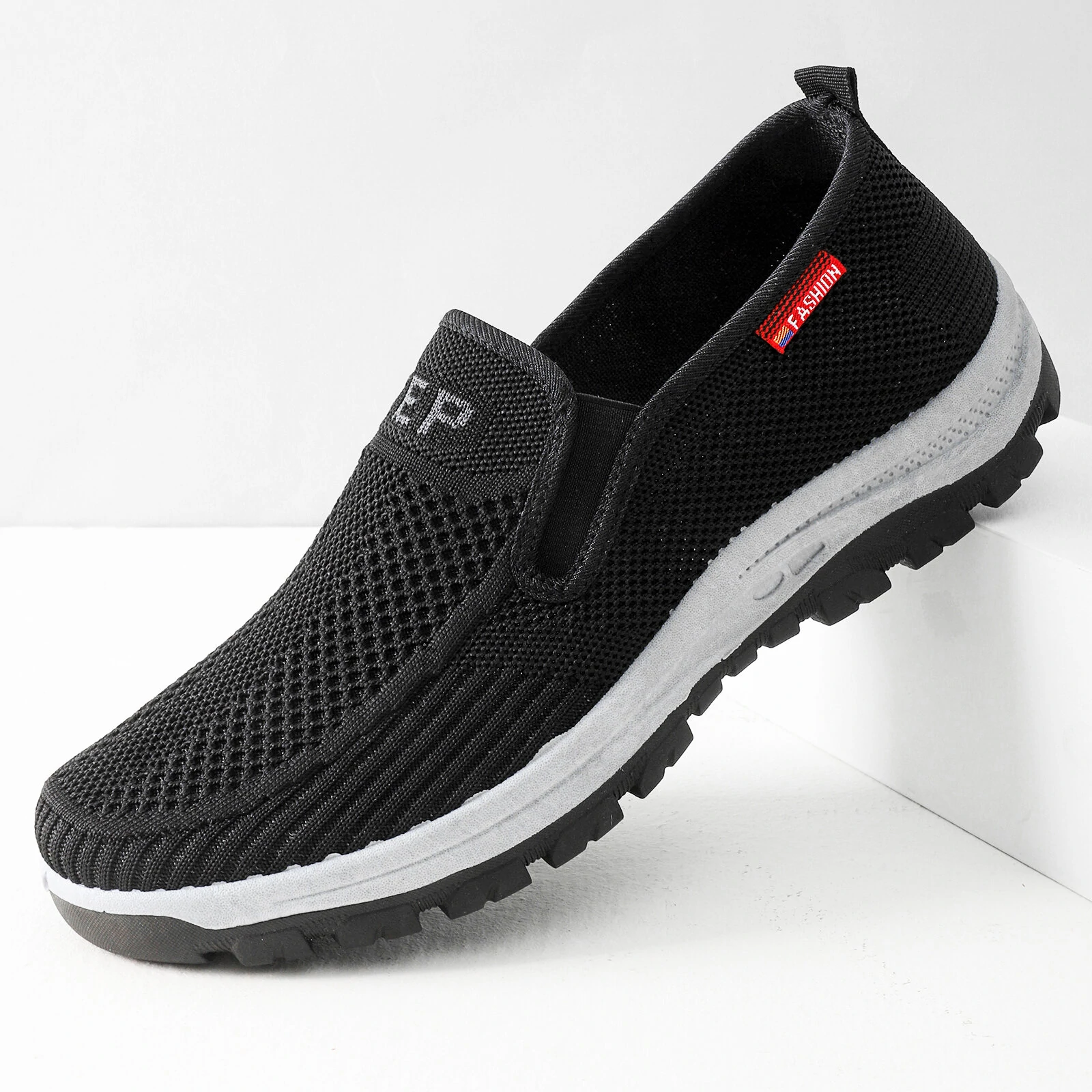 Last Day 70% Off-Men's lightweight and comfortable slip-on arch walking shoes-caipcmall