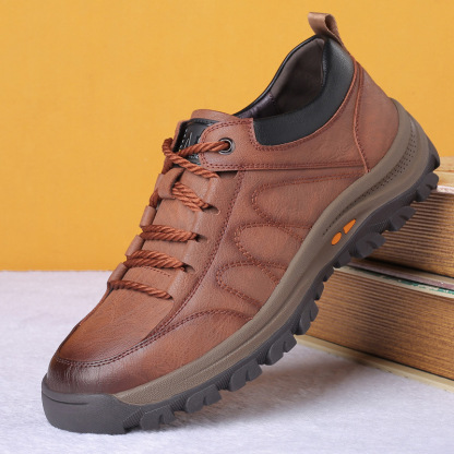 🔥On This Week Sale 70% OFF🔥Men's Good Arch Support Outdoor Breathable Walking Shoes, Comfy Orthopedic Walking Shoes-caipcmall
