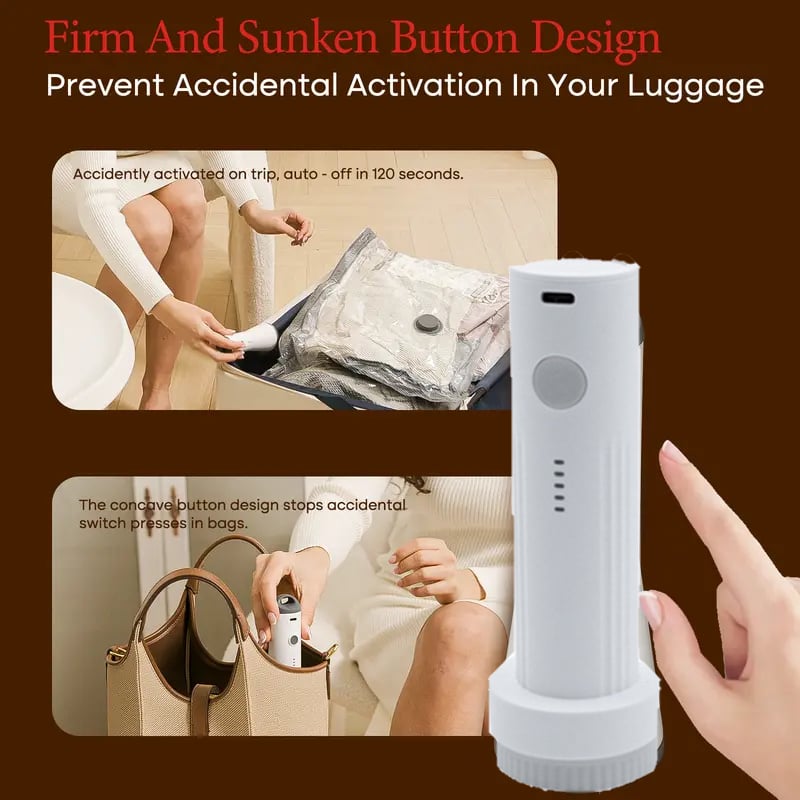 Wireless Portable Vacuum Storage Bag Set