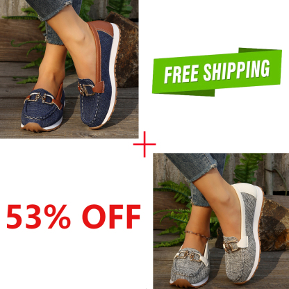 🔥LAST DAY 70% OFF - Women Comfortable Chain Decor Casual Walking Shoes-caipcmall