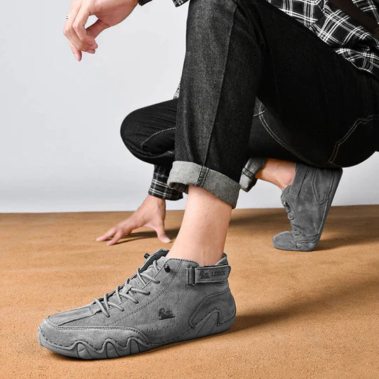 New fashionable short lace-up boots for men and women-caipcmall