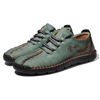 🔥Hot Sale🎁--60% OFF 🎉 Men Casual Comfy Leather Driving Hiking Slip On Loafer - 6406-caipcmall