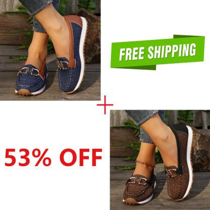 🔥LAST DAY 70% OFF - Women Comfortable Chain Decor Casual Walking Shoes-caipcmall
