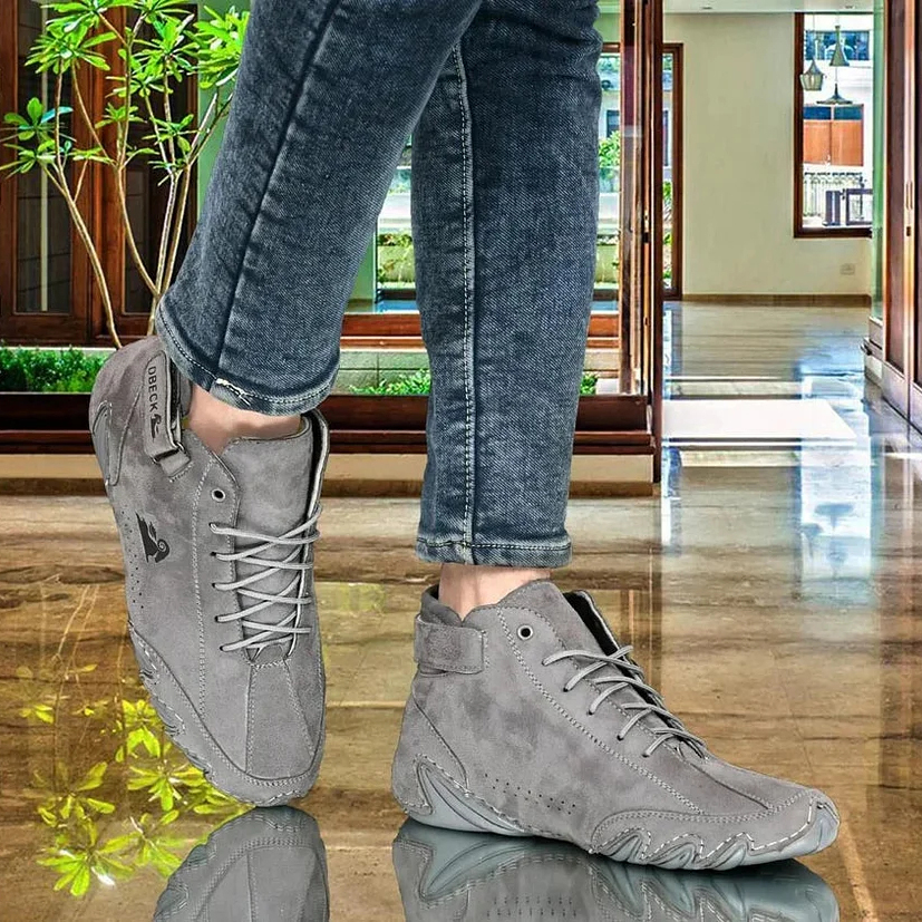 New fashionable short lace-up boots for men and women-caipcmall