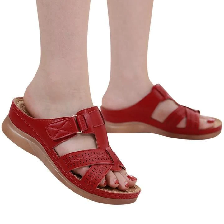 Womens Premium Comfy Vintage Open Toe Sandal