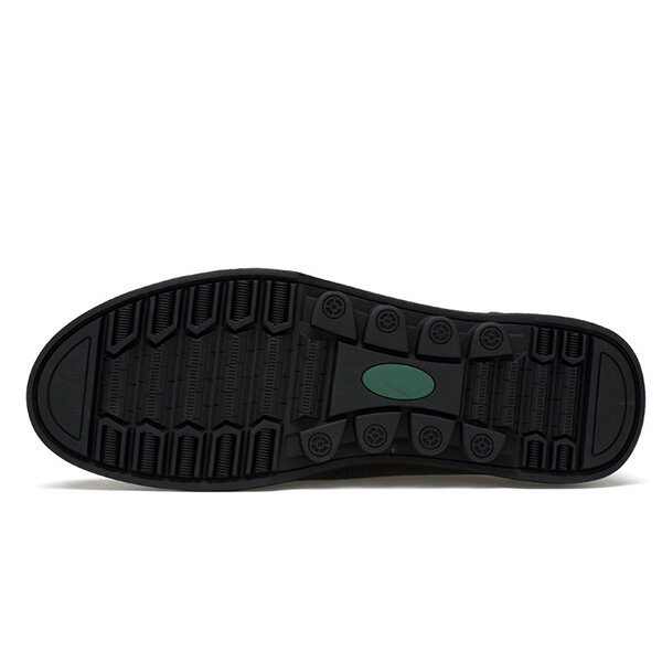 Mens Genuine Leather Non-Slip Soft Sole Casual Business Slip On Loafers