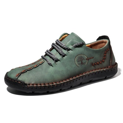 🔥Hot Sale🎁--60% OFF 🎉 Men Casual Comfy Leather Driving Hiking Slip On Loafer - 6406-caipcmall