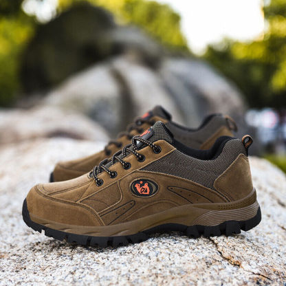 Men's Comfy Arch Support Lightweight Waterproof Non-Slip Hiking Orthopedic Shoes-caipcmall