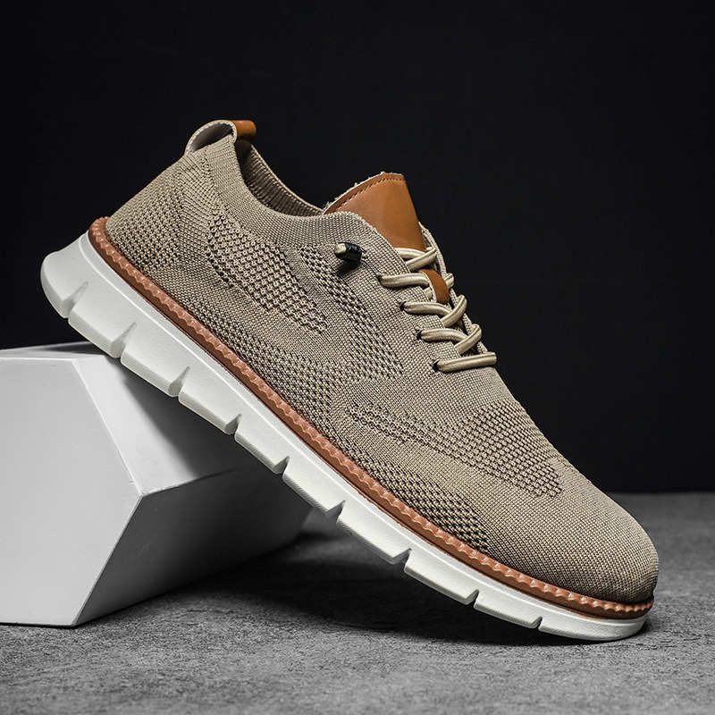 🔥Last Day Promotion 70% OFF 🎁 Men's Breathable Flyknit Sneakers - 6701-caipcmall