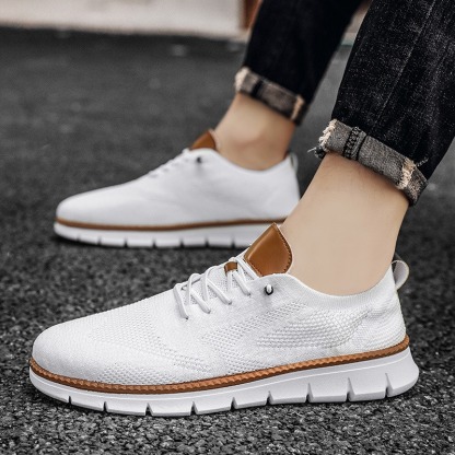 🔥Last Day Promotion 70% OFF 🎁 Men's Breathable Flyknit Sneakers - 6701-caipcmall