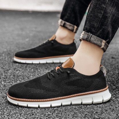 🔥Last Day Promotion 70% OFF 🎁 Men's Breathable Flyknit Sneakers - 6701-caipcmall