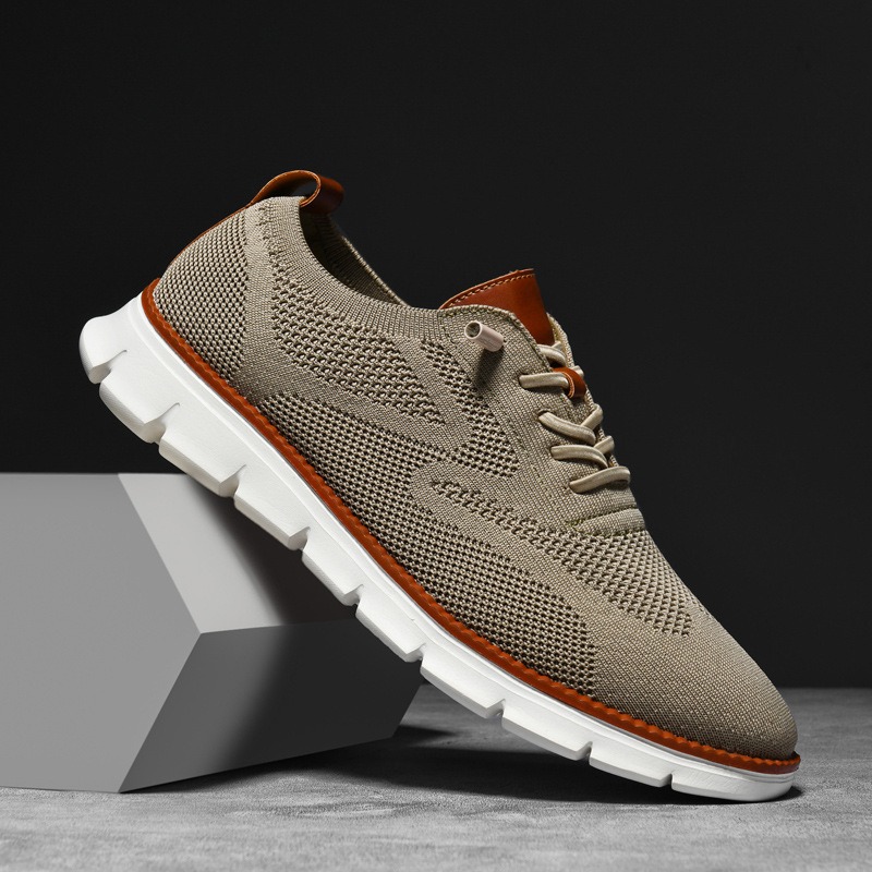 🔥Last Day Promotion 70% OFF 🎁 Men's Breathable Flyknit Sneakers - 6701-caipcmall