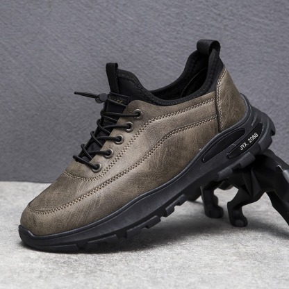 🔥Last Day Promotion 70% OFF 🎁 Men's Casual Leather Good Arch Support & Non-slip Outdoor Breathable Walking Shoes-caipcmall