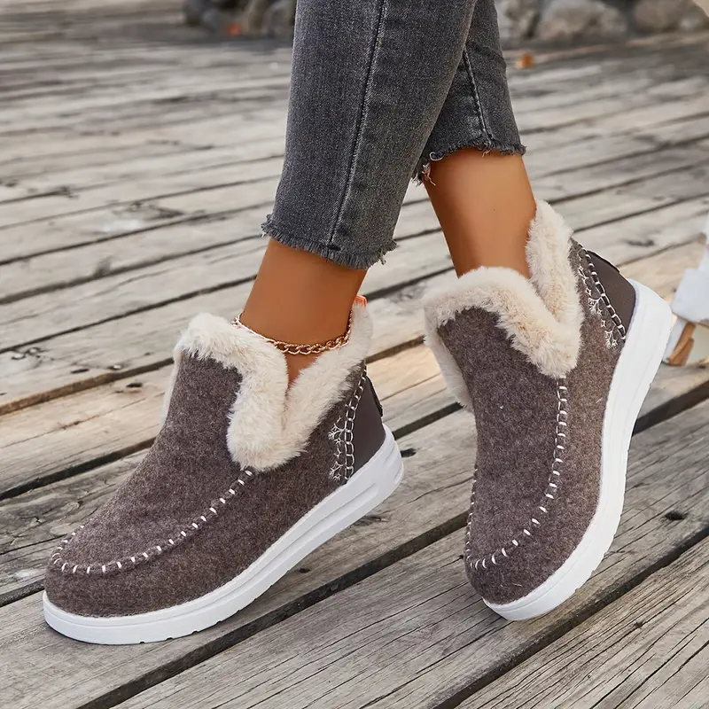 🔥Christmas Hot Sale🔥OrthoComfy Seniors' Denny Wool Winter Boots-caipcmall