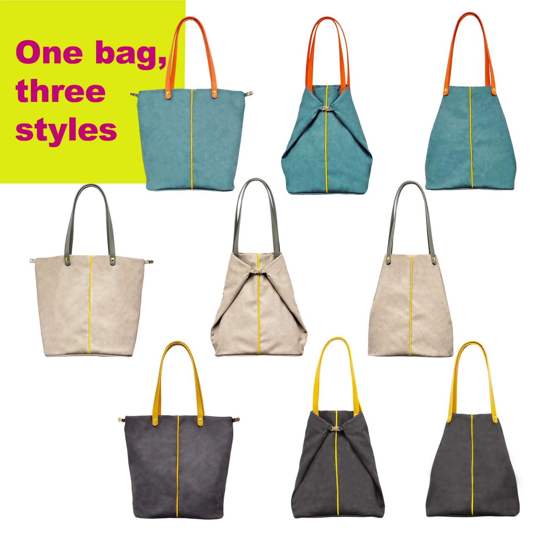 Two-tone Colour Shoulder bag -update