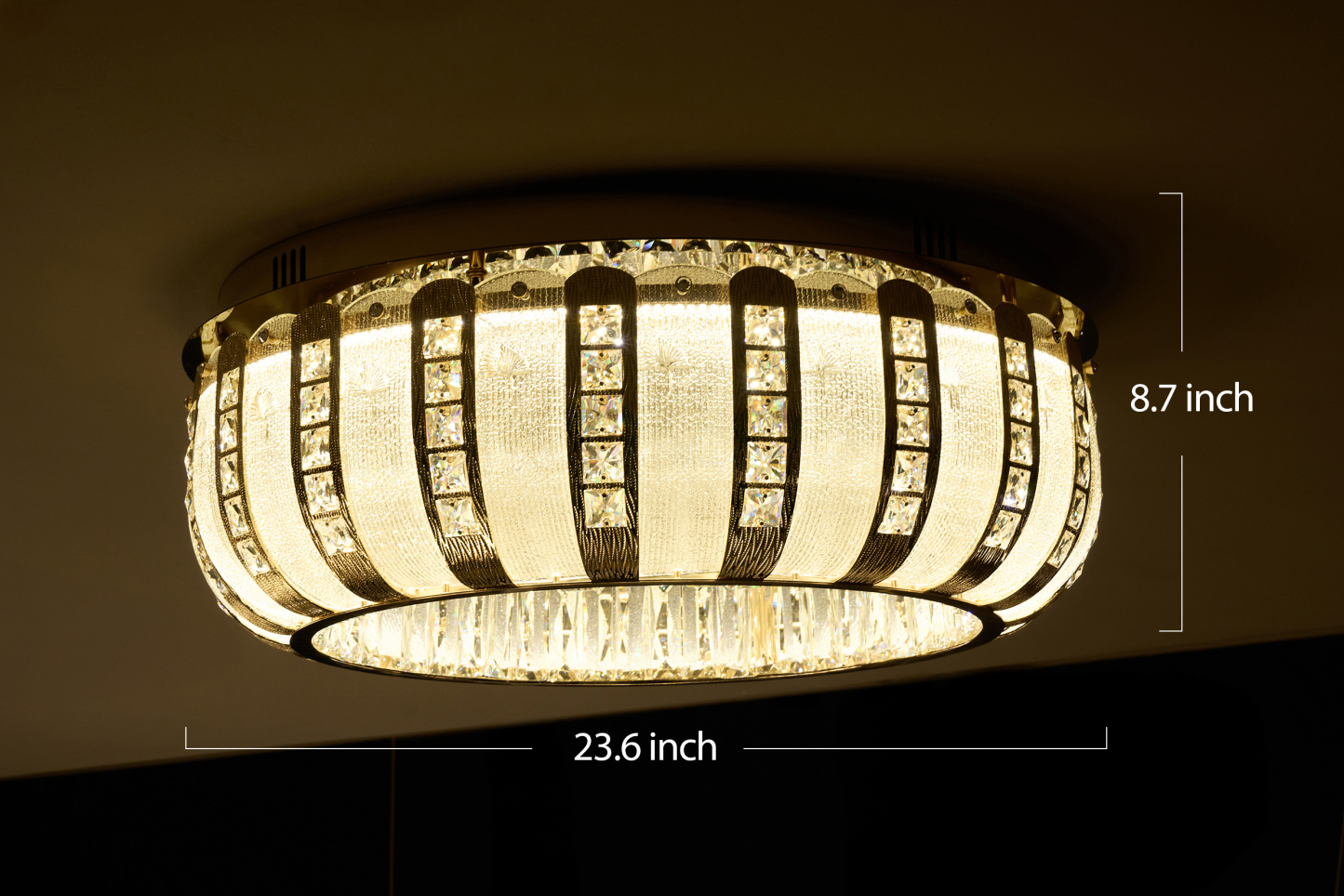 Modern Luxury Crystal Ceiling Light – A Masterpiece of Elegance