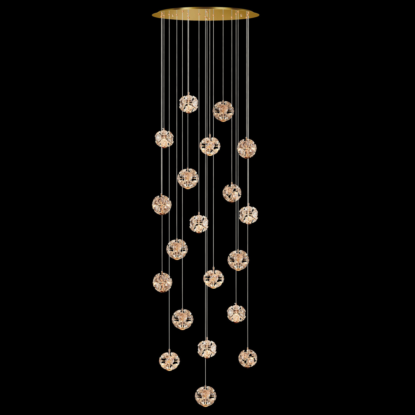Modern Multi-Tier Crystal Chandelier – Luxury Lighting for Grand Spaces