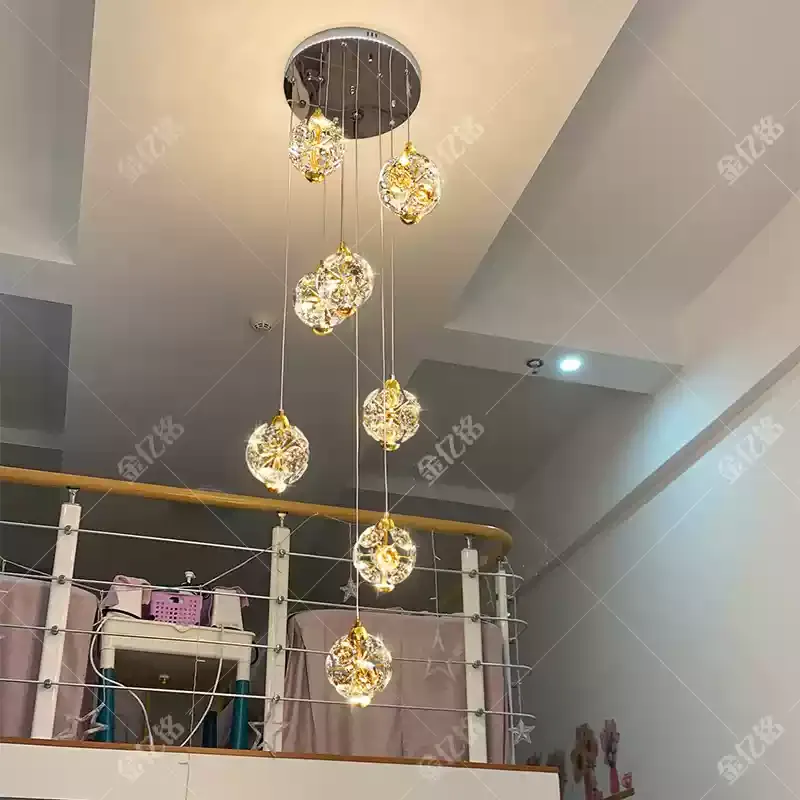 Modern Multi-Tier Crystal Chandelier – Luxury Lighting for Grand Spaces