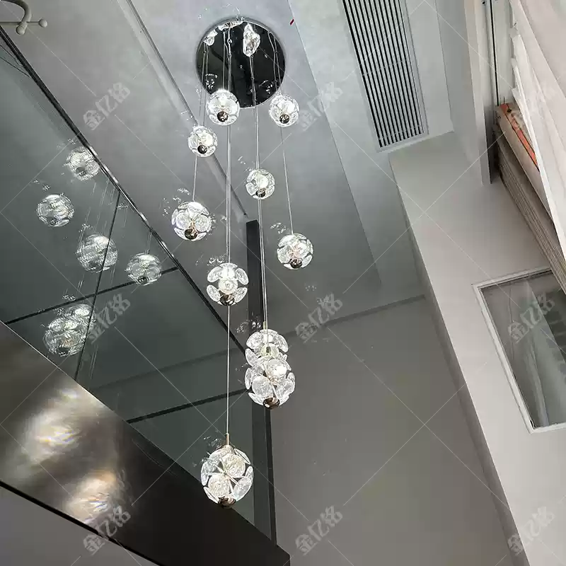 Modern Multi-Tier Crystal Chandelier – Luxury Lighting for Grand Spaces