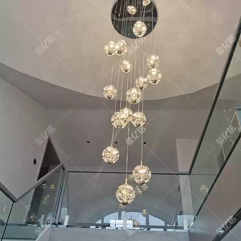 Modern Multi-Tier Crystal Chandelier – Luxury Lighting for Grand Spaces