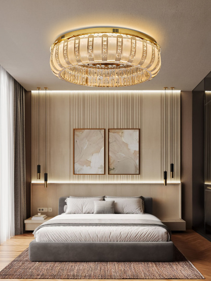 Modern Luxury Crystal Ceiling Light – A Masterpiece of Elegance