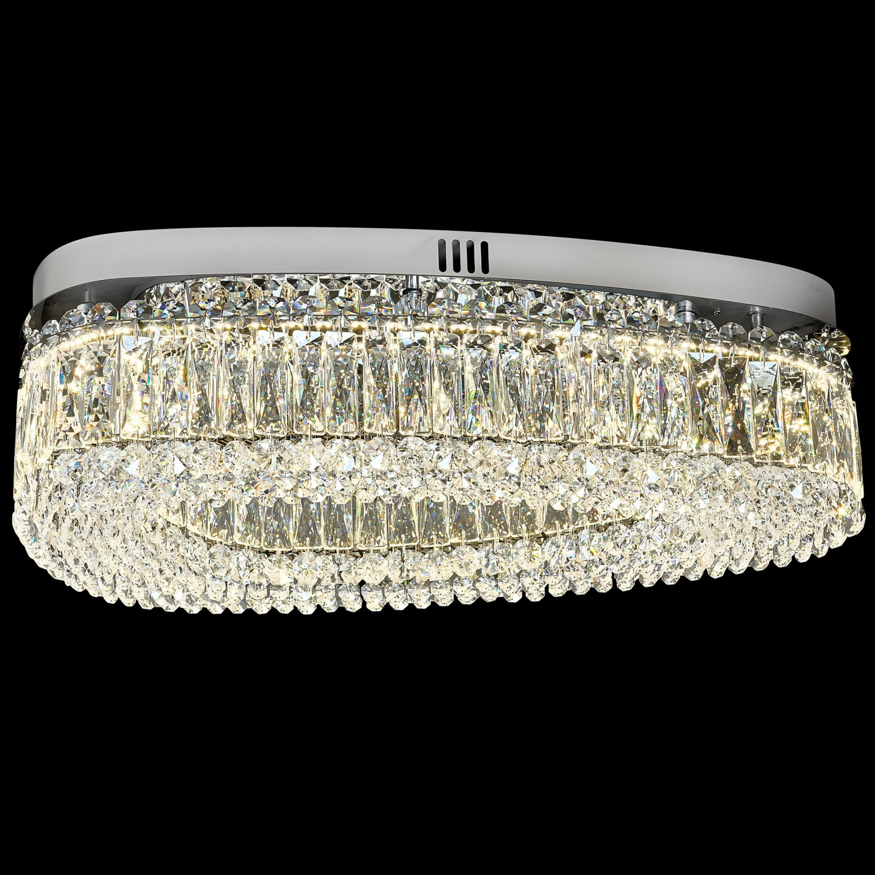 Modern Oval Crystal Chandelier - A Touch of Glamour for Your Interiors