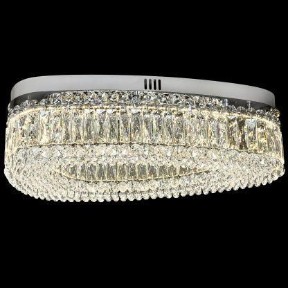 Modern Oval Crystal Chandelier - A Touch of Glamour for Your Interiors