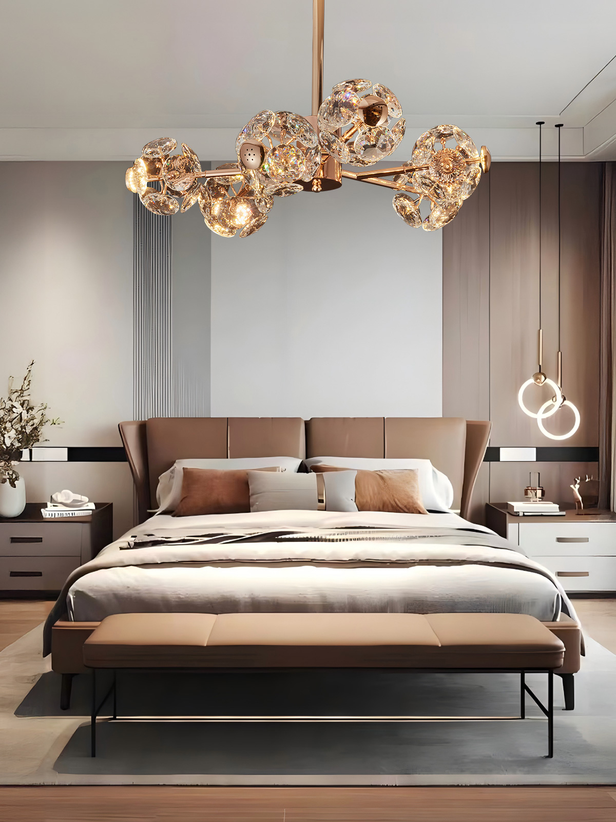 Modern Cluster Crystal Chandelier - The Epitome of Contemporary Elegance