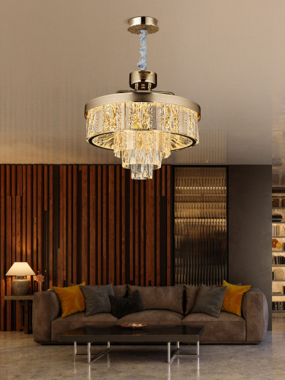Modern Luxury Crystal Chandelier – A Blend of Elegance and Functionality