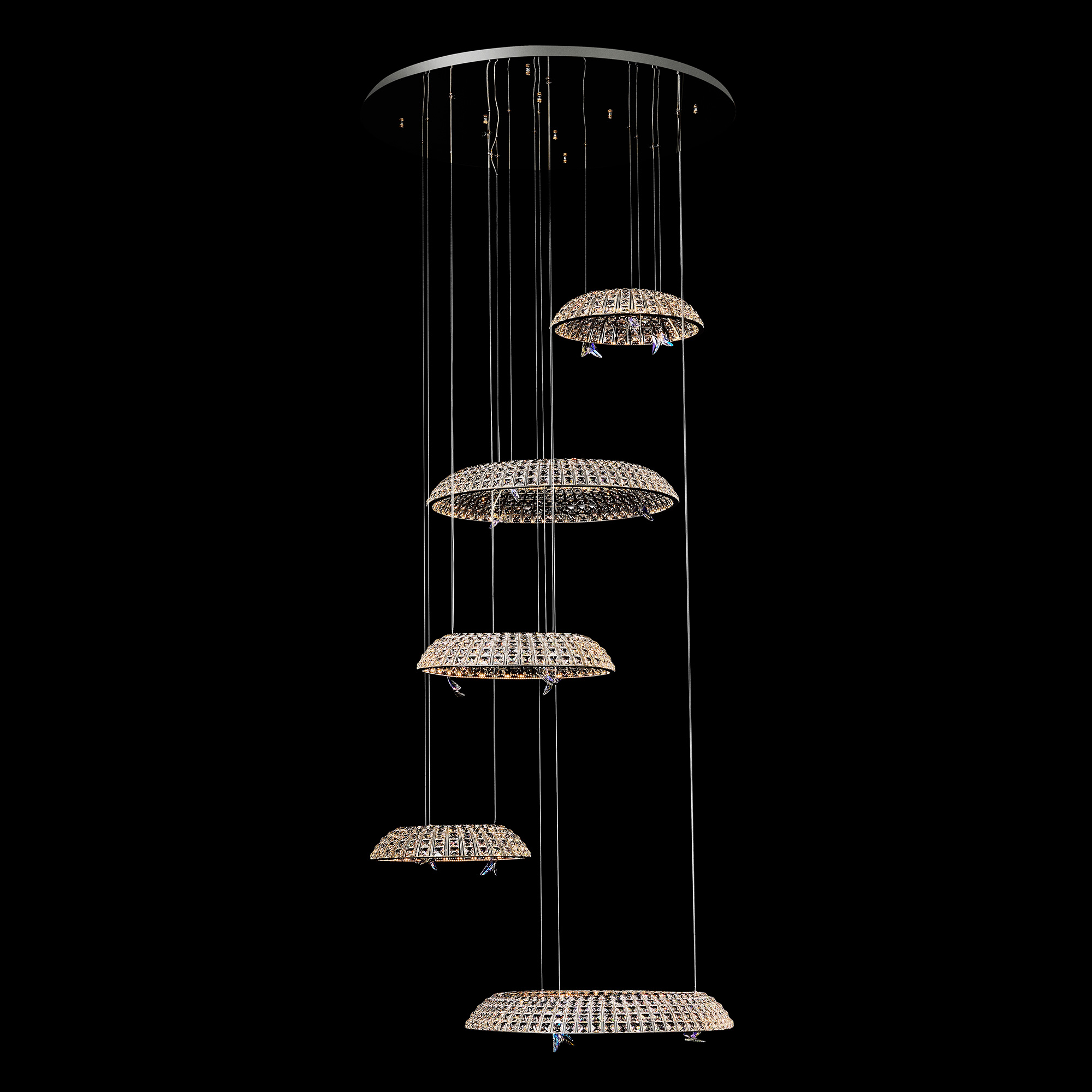 Modern Multi-Tier Crystal Pendant Chandelier – A Statement of Luxury and Elegance