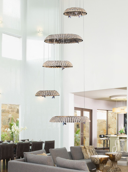 Modern Multi-Tier Crystal Pendant Chandelier – A Statement of Luxury and Elegance