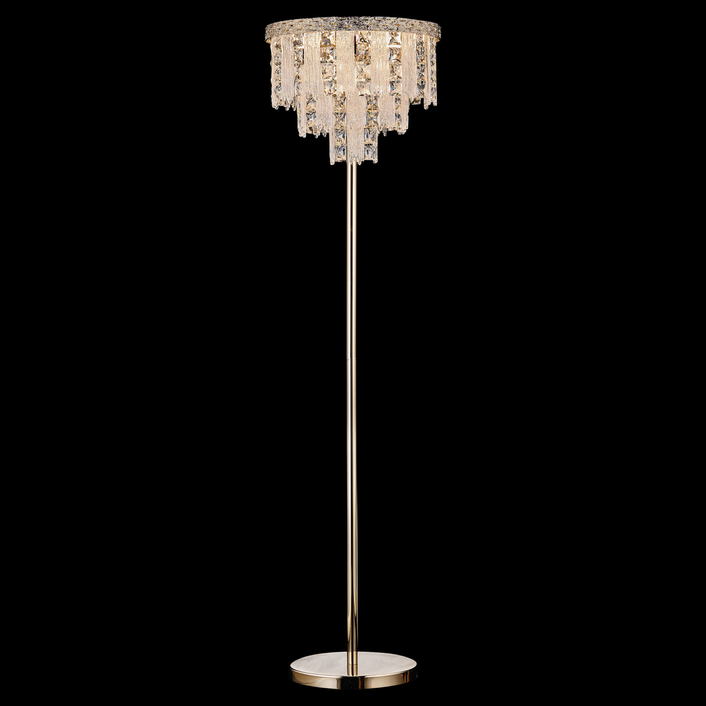 Luxurious Crystal Floor Lamp – A Statement Piece for Modern Interiors
