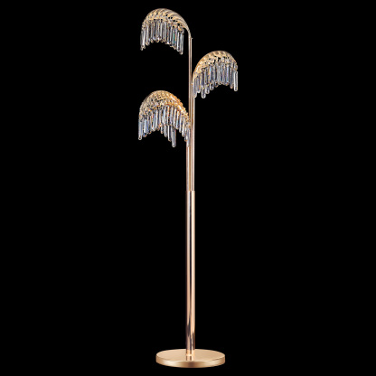 Glamorous Crystal Floor Lamp – Modern Elegance for Luxury Interiors