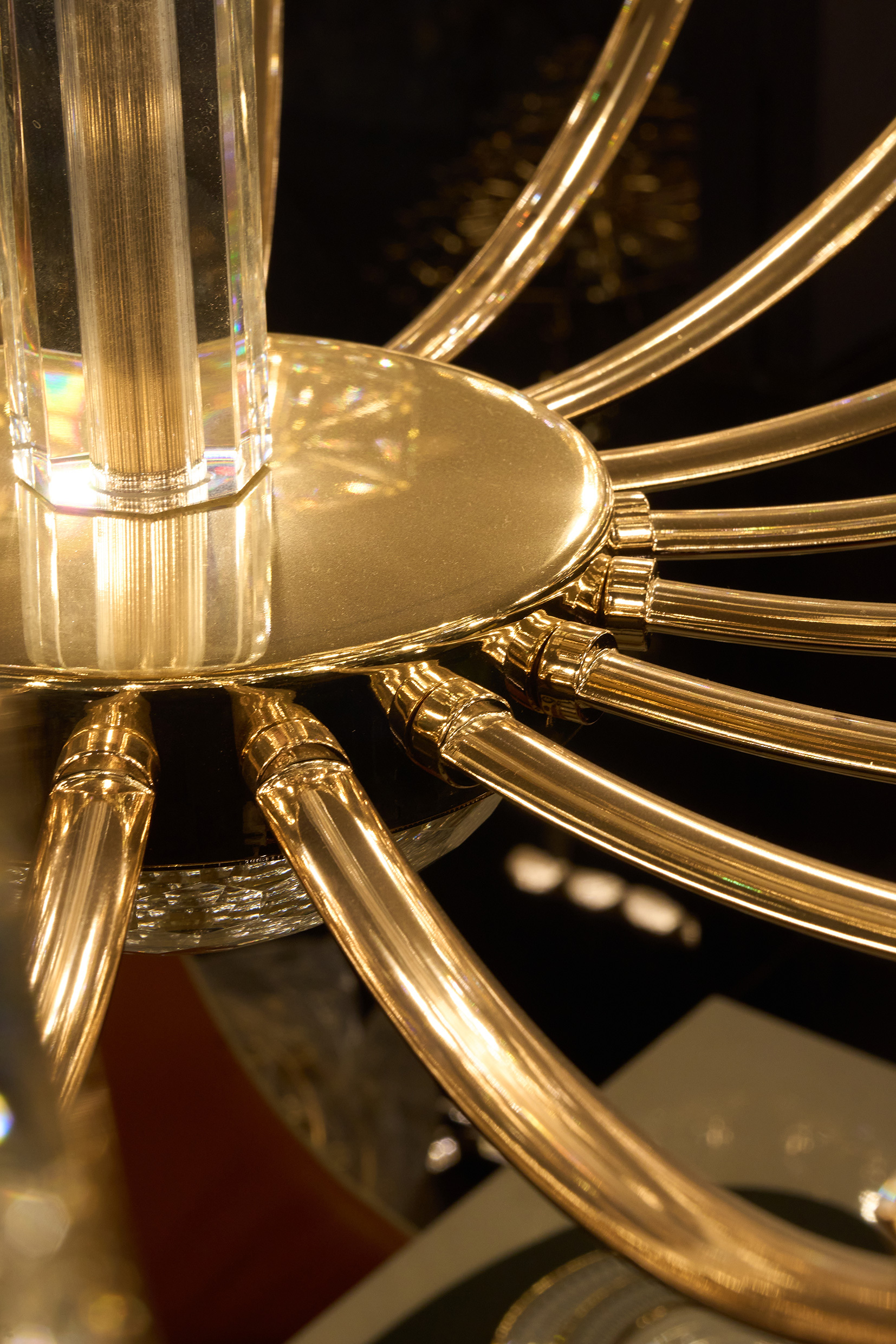 Exquisite Crystal Petal Chandelier - Modern Luxury for Your Interiors