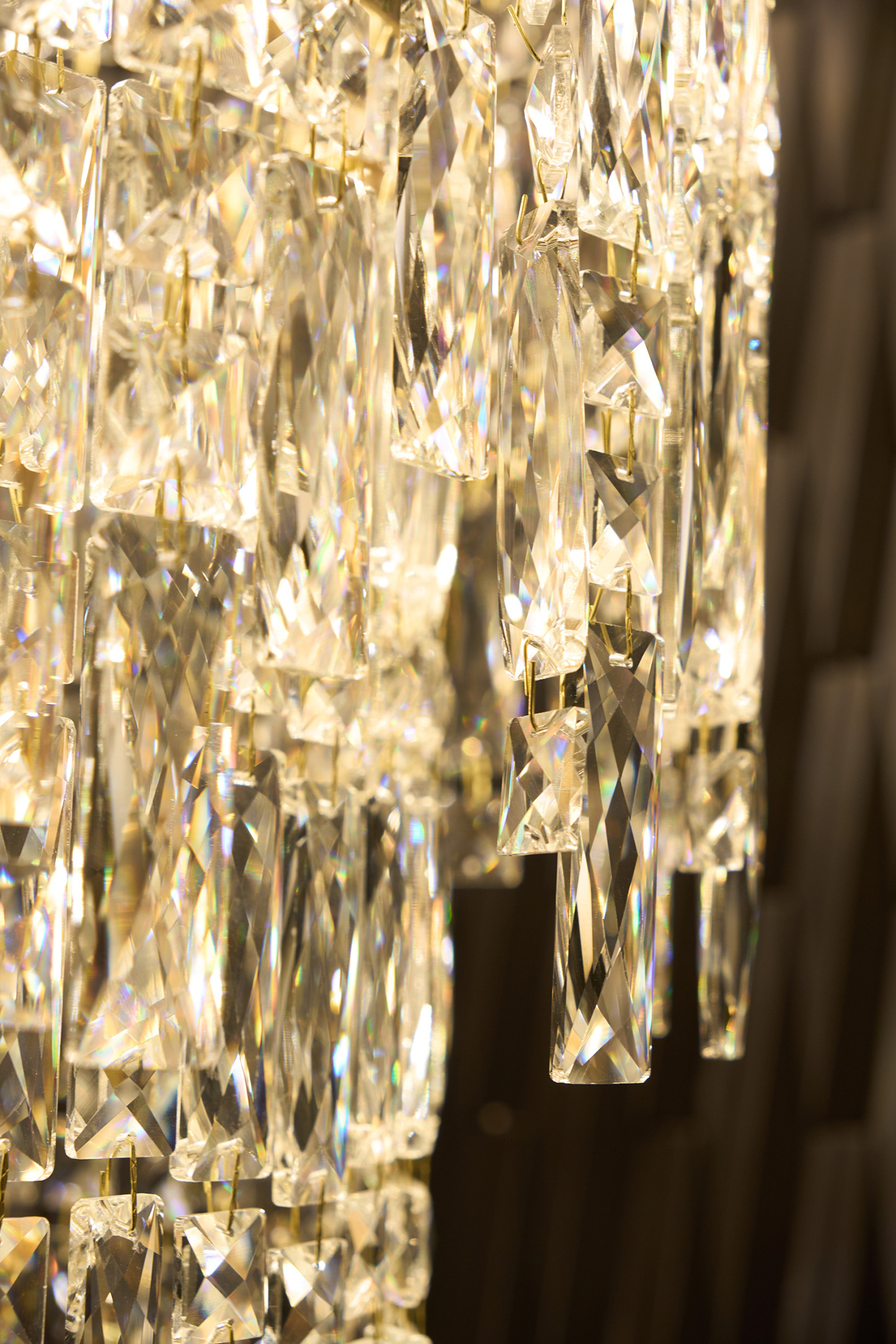 Luxury Grand Crystal Chandelier for High Ceilings - Elegant Staircase Lighting