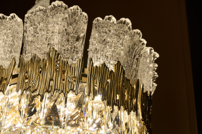 Luxurious Cascading Crystal Chandelier – A Masterpiece of Modern Elegance