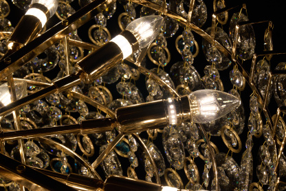 Sophisticated Crystal Chandelier – A Radiant Statement of Modern Luxury