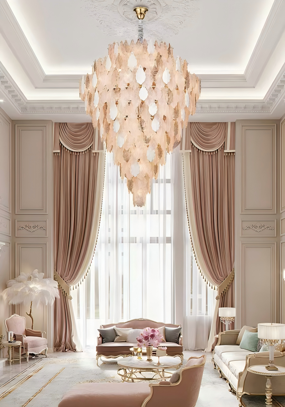 Grand Cascading Crystal Chandelier – Opulent Elegance for Luxurious Interiors