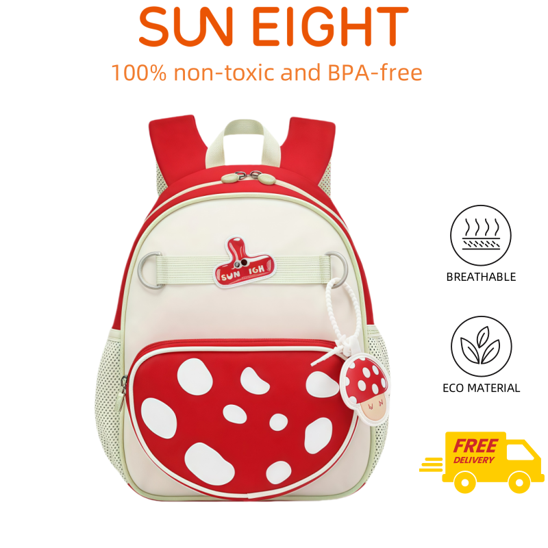 SUN EIGHT🎒 Adorable & Durable Kids Backpack – Waterproof, Lightweight, &